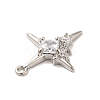 Brass Micro Pave Cubic Zirconia Pendants KK-Q772-04P-3