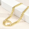Brass Micro Pave Clear Cubic Zirconia Charm Bracelets BJEW-M050-01G-02-2