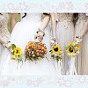 4pcs 2 Style Silk Ribbon Wrist Corsage AJEW-CA0002-74-5