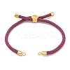 Nylon Cords Bracelet Makings Fit for Connector Charms AJEW-P116-01G-24-1