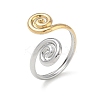 304 Stainless Steel Cuff Open Rings RJEW-D357-04GP-2