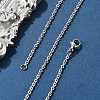 Non-Tarnish 304 Stainless Steel Necklace MAK-K004-07P-1