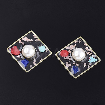 Epoxy Resin Pendants RESI-S365-14C-1