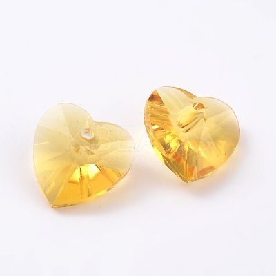 Romantic Valentines Ideas Glass Charms G030V14mm-03-1