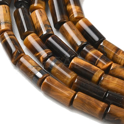 Natural Tiger Eye Beads Strands G-B091-A23-01-1