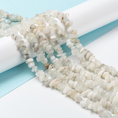Natural Rainbow Moonstone Beads Strands X-G-A200-02-1