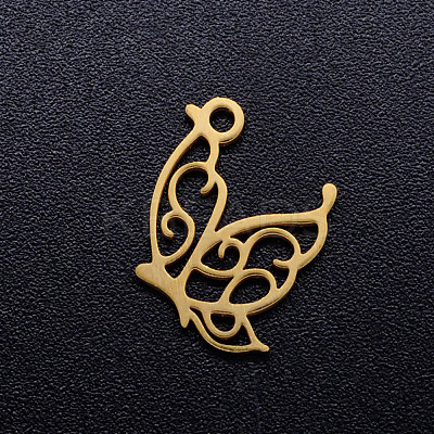 201 Stainless Steel Hollow Pendants STAS-Q201-JN277-2-1