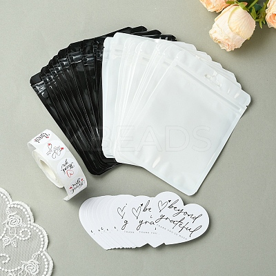 Thanksgiving Day Theme Rectangle Plastic Packaging Yin-yang Resealable Bags OPP-FS0001-12-1