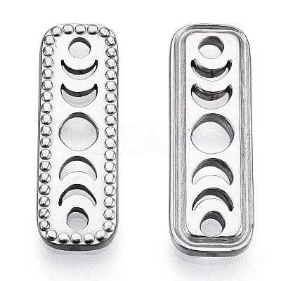 Tarnish Resistant 304 Stainless Steel Connector Charms STAS-T063-195P-1
