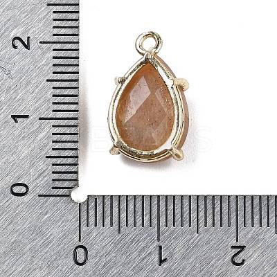 Gemstone Faceted Pendants G-M431-16G-1