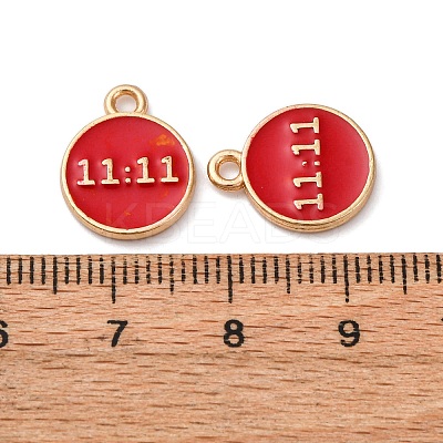 Alloy Enamel Charms ENAM-C028-01G-03-1