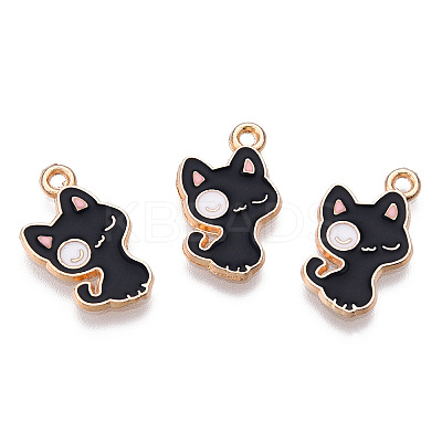 Alloy Enamel Pendants ENAM-CJC0018-01F-1