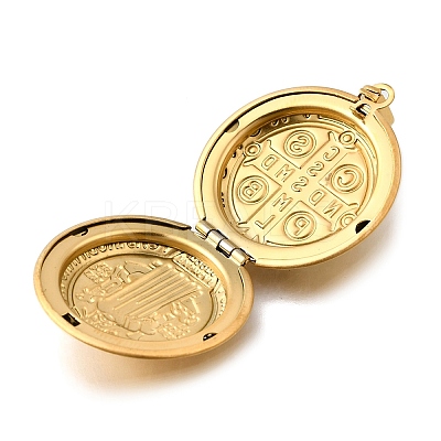 316 Stainless Steel Locket Pendants STAS-C123-04A-G-1