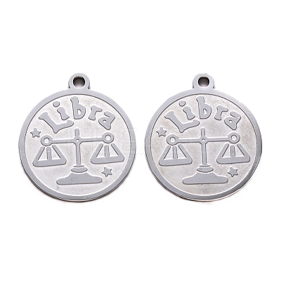 Non-Tarnish 201 Stainless Steel Pendants STAS-R106-03-1