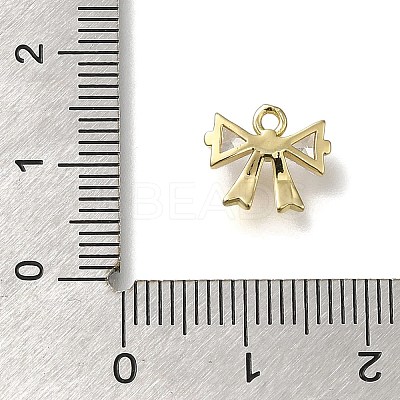 Rack Plating Brass Micro Pave Cubic Zirconia Charms KK-M014-02B-G-1