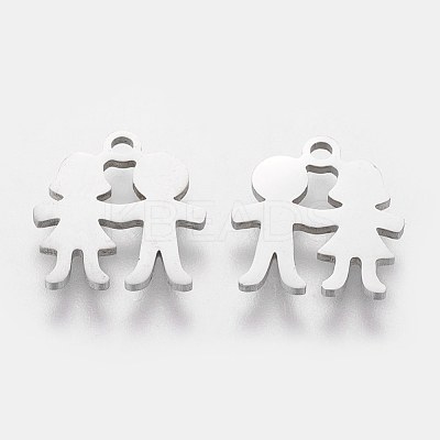 Tarnish Resistant 201 Stainless Steel Charms STAS-Q201-T415-1