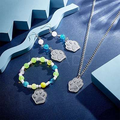 304 Stainless Steel Pendants STAS-UN0018-65P-1