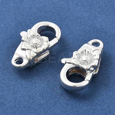 Brass Lobster Claw Clasps KK-R216-18B-S-1
