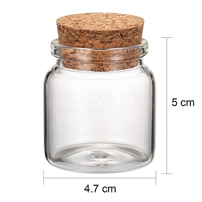 Glass Jar Glass Bottles Bead Containers LS-AJEW-S074-03A-1