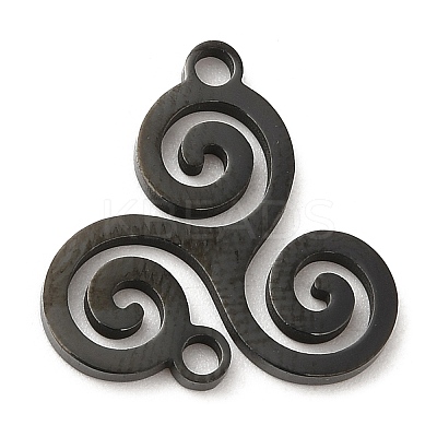 304 Stainless Steel Connector Charms STAS-A086-13EB-1