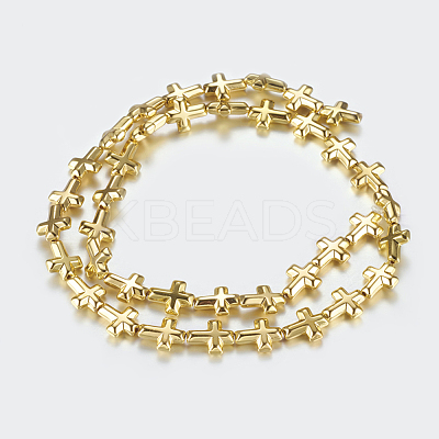 Non-magnetic Synthetic Hematite Beads Strands G-P338-23A-8x10mm-G-1