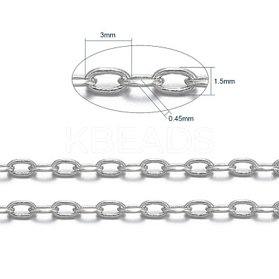 Brass Cable Chains CHC009Y-NFK-1