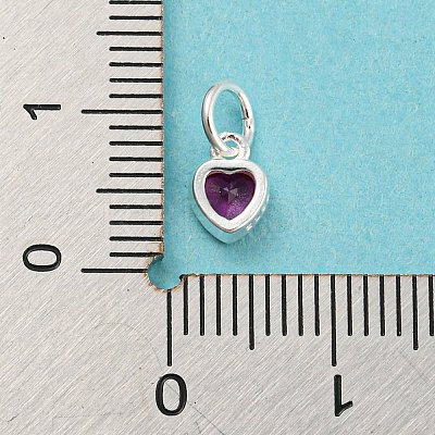 925 Sterling Silver Birthstone Charms LS-STER-G035-01E-01-1