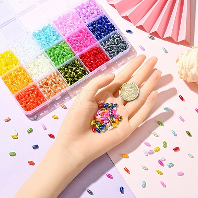90G 15 Colors ABS Imitation Pearl Beads KY-YW0002-18-1