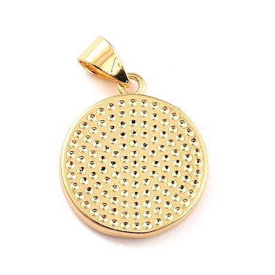 Brass Enamel Pendants KK-P209-02G-RS-1
