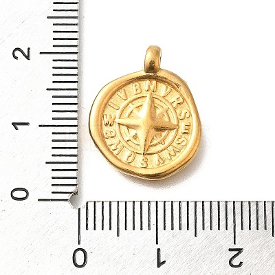 Ion Plating(IP) 304 Stainless Steel Pendants X-STAS-I321-77G-1