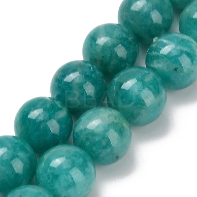 Natural Soviet Amazonite Beads Strands G-C259-B08-8mm-1