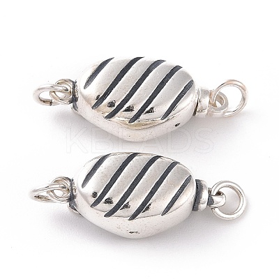 925 Sterling Silver Bayonet Clasps STER-D035-17AS-1
