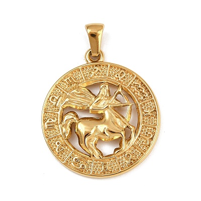 304 Stainless Steel Pendants STAS-C131-03G-03-1