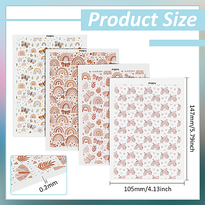Ceramics Clay Water Transfer Paper DIY-BC0015-31B-1