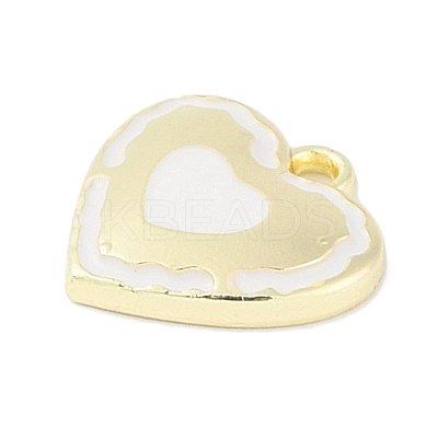 Rack Plating Alloy Enamel Charms PALLOY-F018-13G-02-1