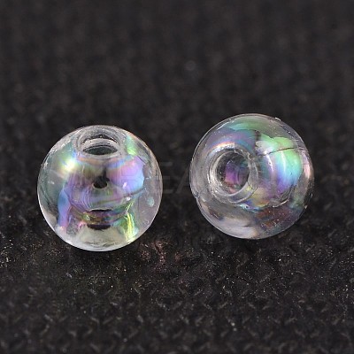 Eco-Friendly Transparent Acrylic Beads PL731-2-1