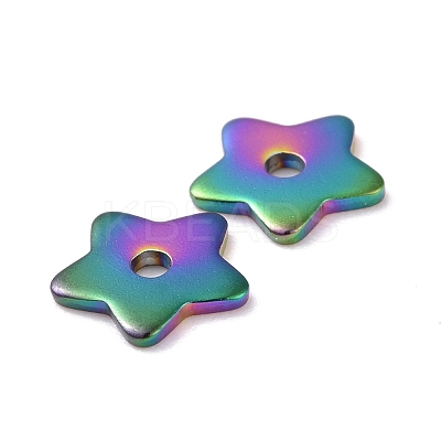 Rainbow Color Ion Plating(IP) 304 Stainless Steel Beads STAS-D185-02M-02-1