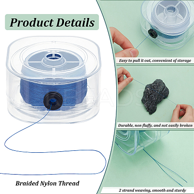Waxed Cotton Thread Cords AJEW-WH0561-82I-1