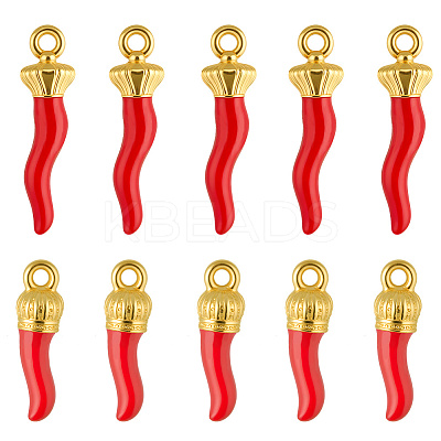 10Pcs 2 Styles 304 Stainless Steel Pendants STAS-BBC0006-60-1