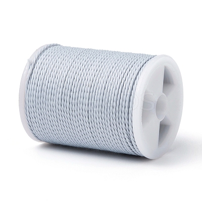 Round Waxed Polyester Cord X-YC-G006-01-1.0mm-33-1