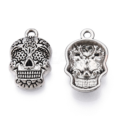 Tibetan Style Alloy Pendants PALLOY-T087-01AS-1