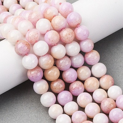 Ombre Effect Dyed Glass Beads Strands X-GLAA-T031-01O-05-1