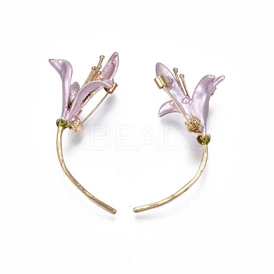 Flower Enamel Pin JEWB-N007-064-1