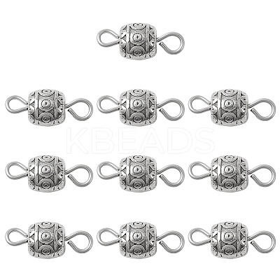 Tibetan Style Alloy Connector Charms PALLOY-YW0001-43-1