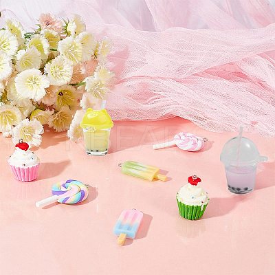 DIY Imitation Food Key Chain Making Kit DIY-SC0018-32-1