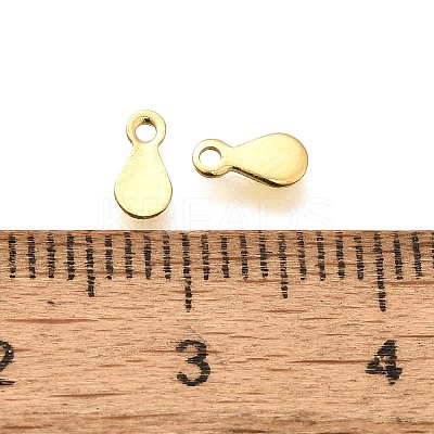 304 Stainless Steel Stamping Blank Tag Charms STAS-F311-04G-01-1