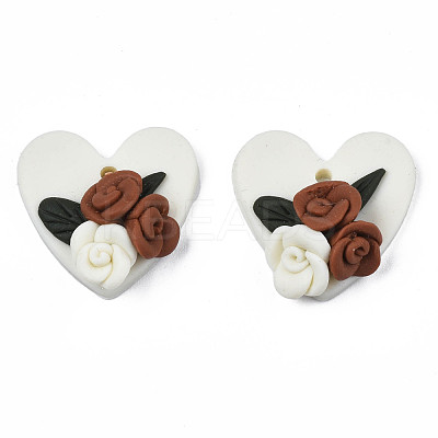 Handmade Polymer Clay Pendants CLAY-N010-057-1