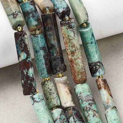Natural Chrysocolla Beads Strands G-D353-A06-1