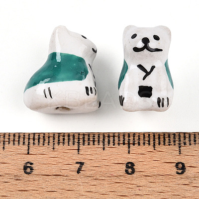 Handmade Porcelain Beads X1-PORC-N009-09B-1
