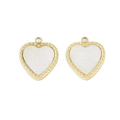 Natural Shell Charms STAS-P366-22C-G-1